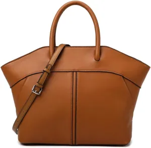 Women Tote Purse Top Handle Handbag Retro Satchel Leather Shoulder Crossbody Bag