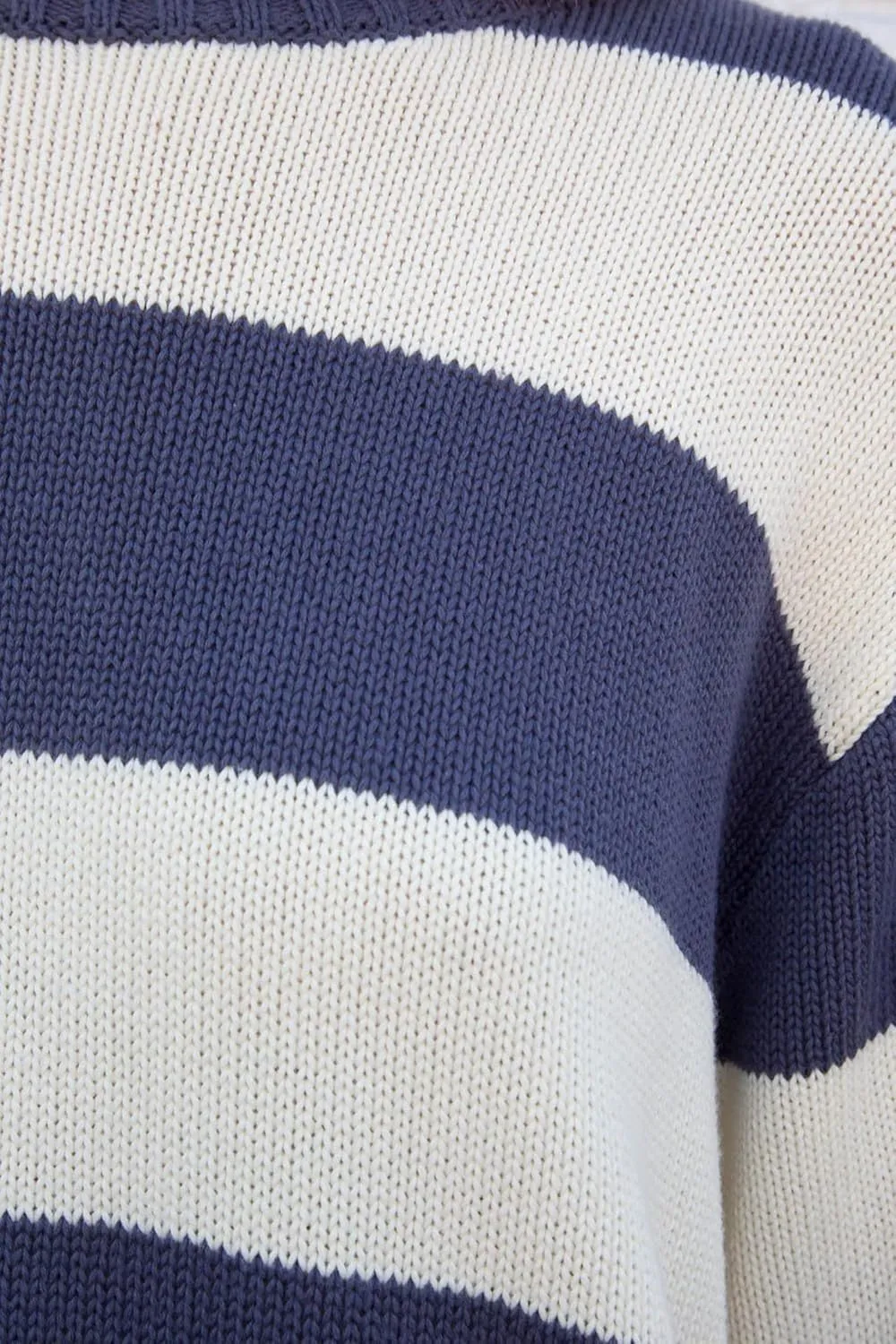 Women Y2K Striped Sweater Knit Oversized Long Sleeve Pullover Sweaters 90S Harajuku Preppy E-Girl Streetwear