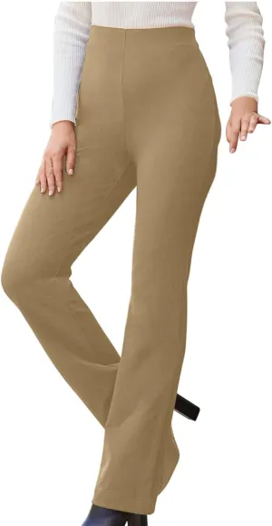Womens Bootcut Dress Pants Business Casual Pants with Pockets Dressy Pants Soft Stretchy Trousers Office Work Slacks