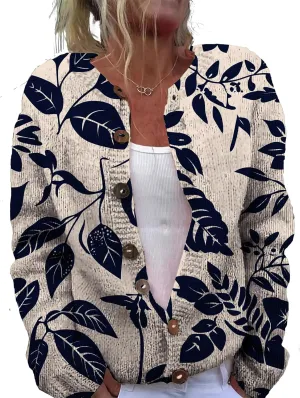 Womens Cardigan Sweater Chunky Plus Size Botton Lightweight Casual Long Sleeve Sweater Winter Fall Tops