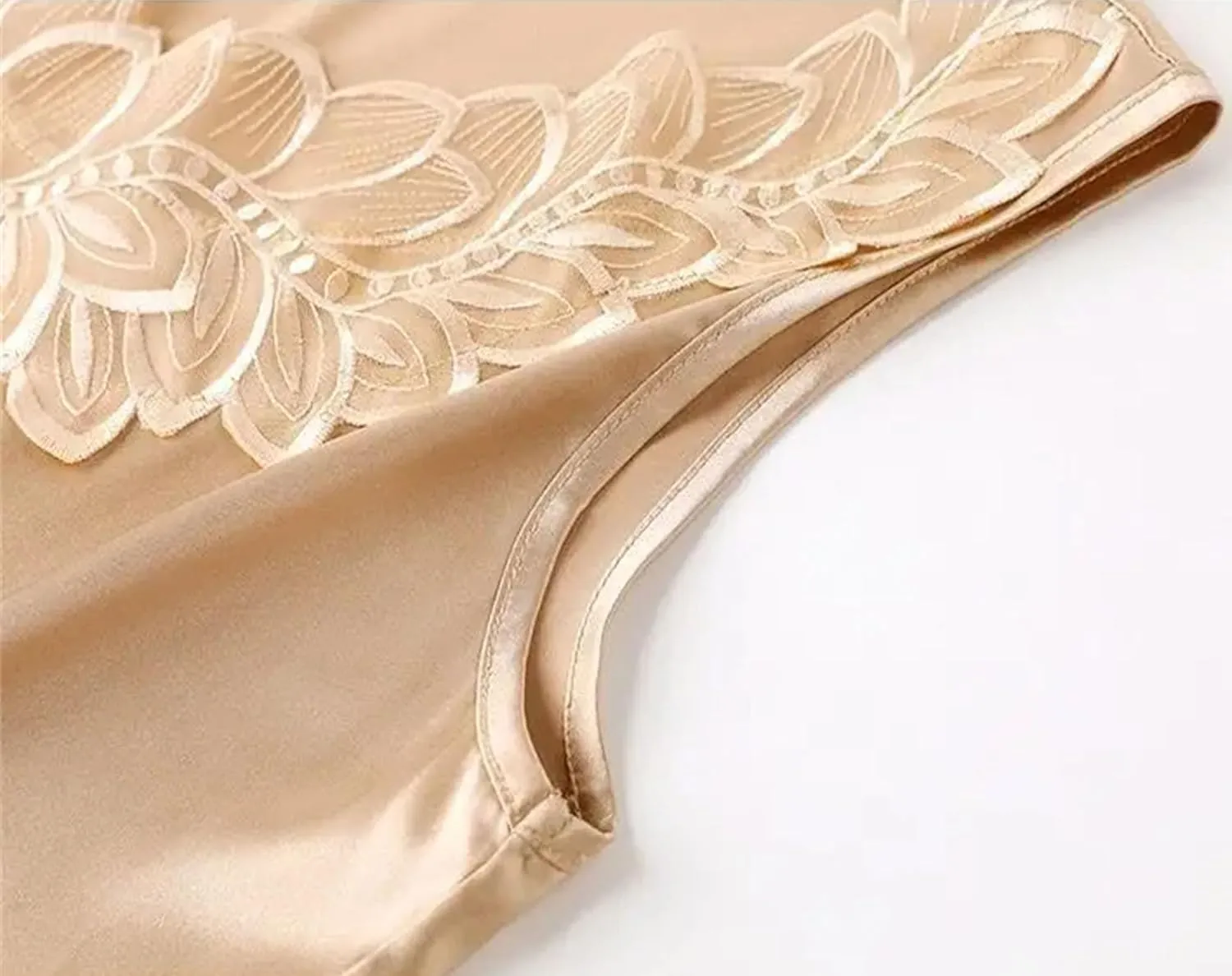 Women's Floral Lace Applique Tank Top Camisole Summer V-Neck Sleeveless Blouse Lightweight Loose Fit Work Office Casual Vest