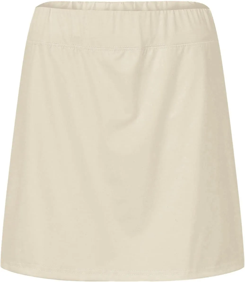 Womens Skorts for Summer Skorts Skirts for Women 18"" Athletic Golf Skort with Pockets High Waisted Tennis Skirts with Pockets for Casual Athletic Golf Women's Athletic Skorts Beige, X-Large