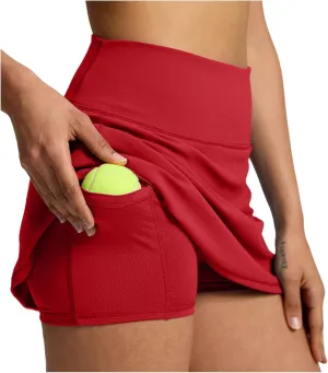 Womens Skorts with Pockets Tummy Control Golf Skorts for Women High Waist Athletic Sports Pants Casual Shorts