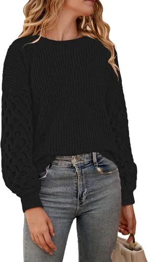 Womens Sweaters Fall Fashion Sweatshirt for Women Tops Crewneck Long Sleeve Shirts Casual Tunic Trendy