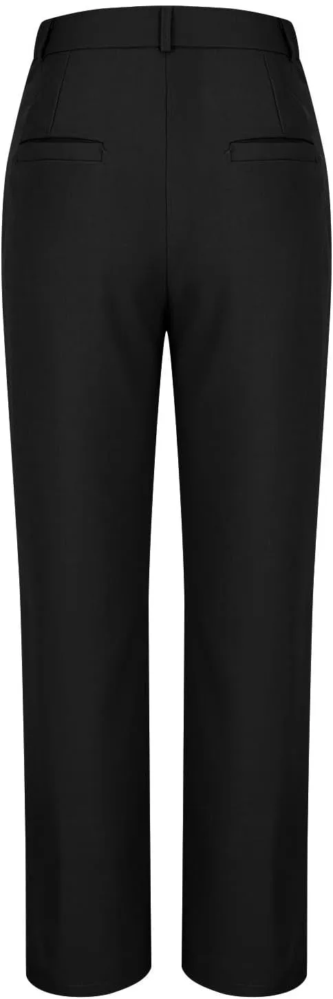 Work Pants for Women 2025 High Waist Stretch Comfy Straight Leg Dress Long Pants Trendy Casual Business Suit Trouser