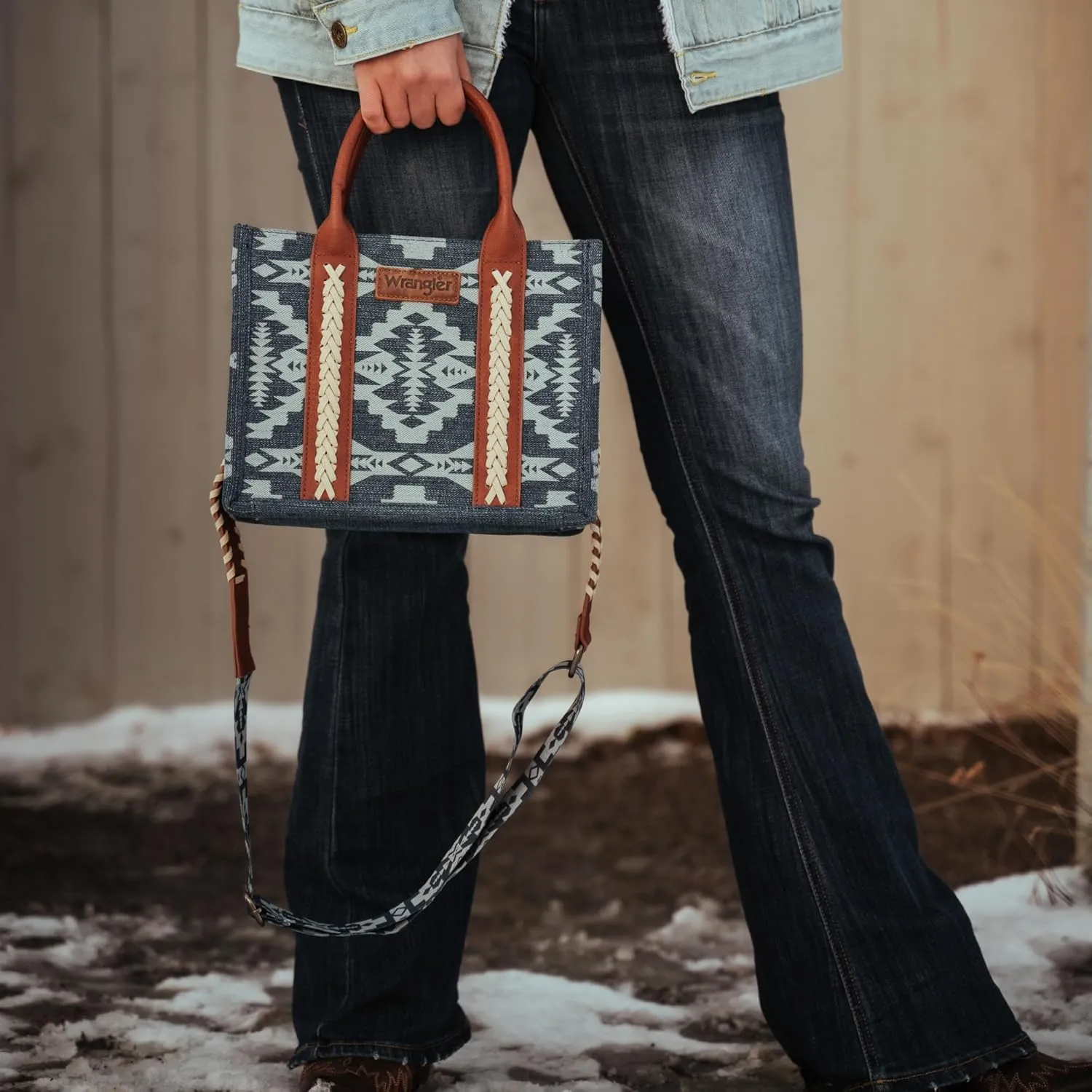Wrangler Aztec Tote Bag for Women Western Top Handle Handbags and Purses