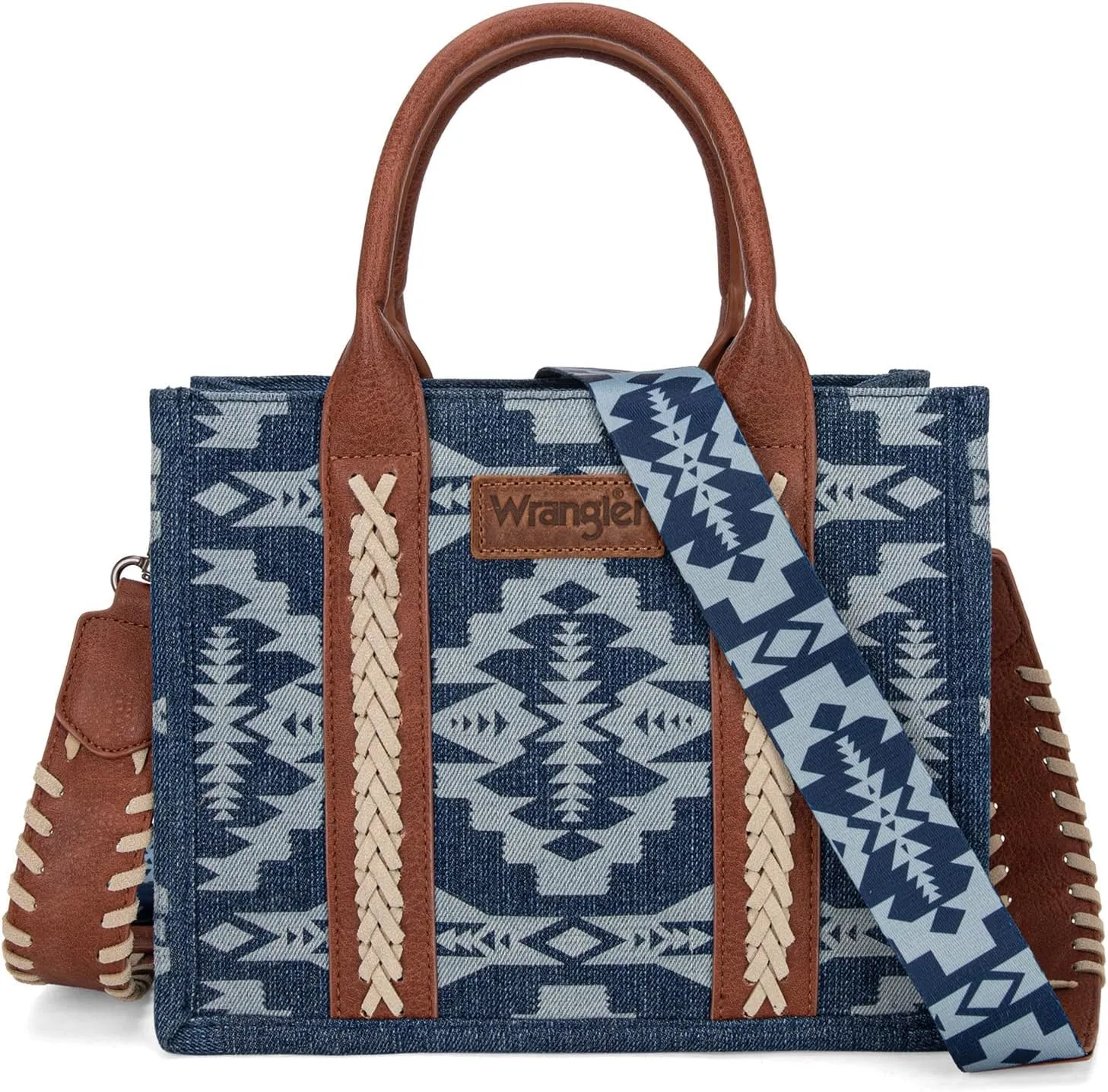Wrangler Aztec Tote Bag for Women Western Top Handle Handbags and Purses