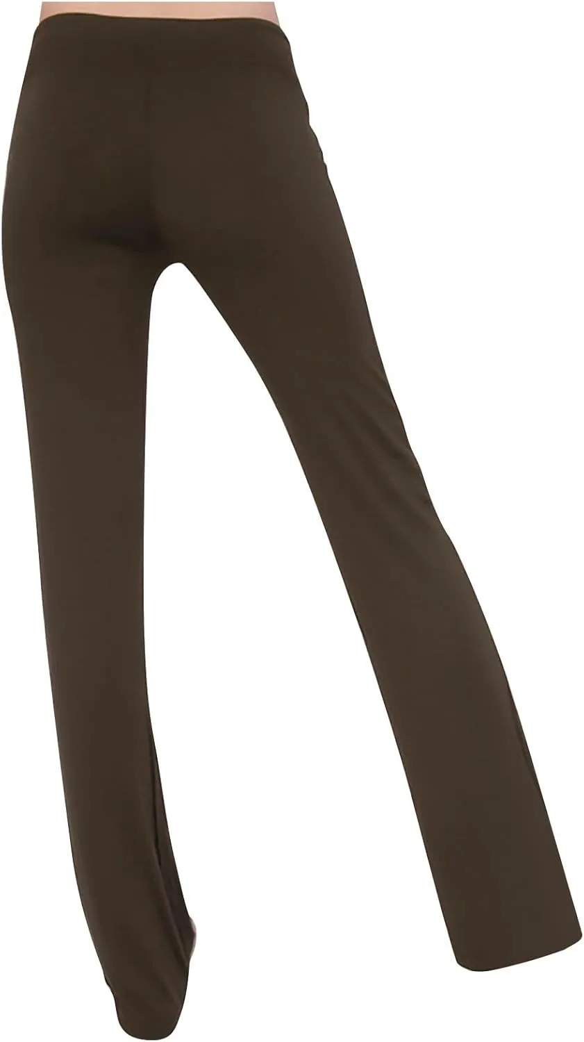yardsong Womens Workout Pants High Waist Wide Leg Yoga Pants Flare Bootcut Soft Gym Leggings Comfy Lounge Trousers