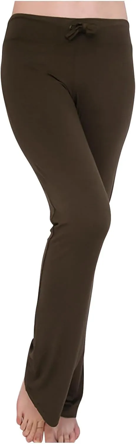 yardsong Womens Workout Pants High Waist Wide Leg Yoga Pants Flare Bootcut Soft Gym Leggings Comfy Lounge Trousers