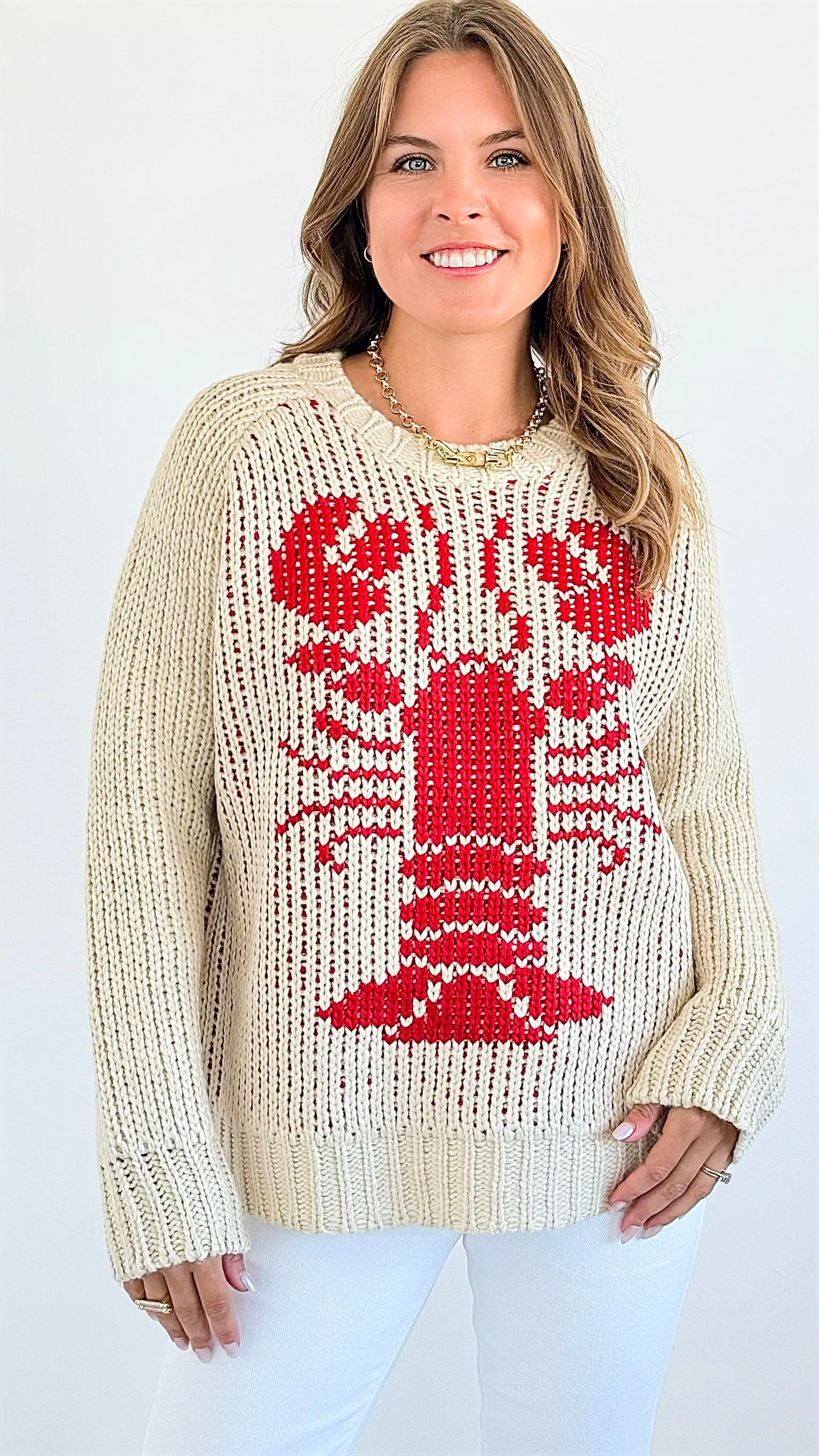 You're My Lobster Pullover - Sand