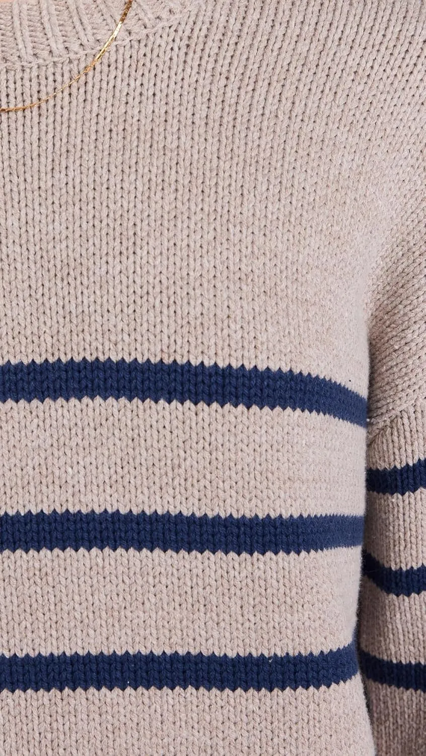 Z SUPPLY Women's Boyfriend Stripe Sweater