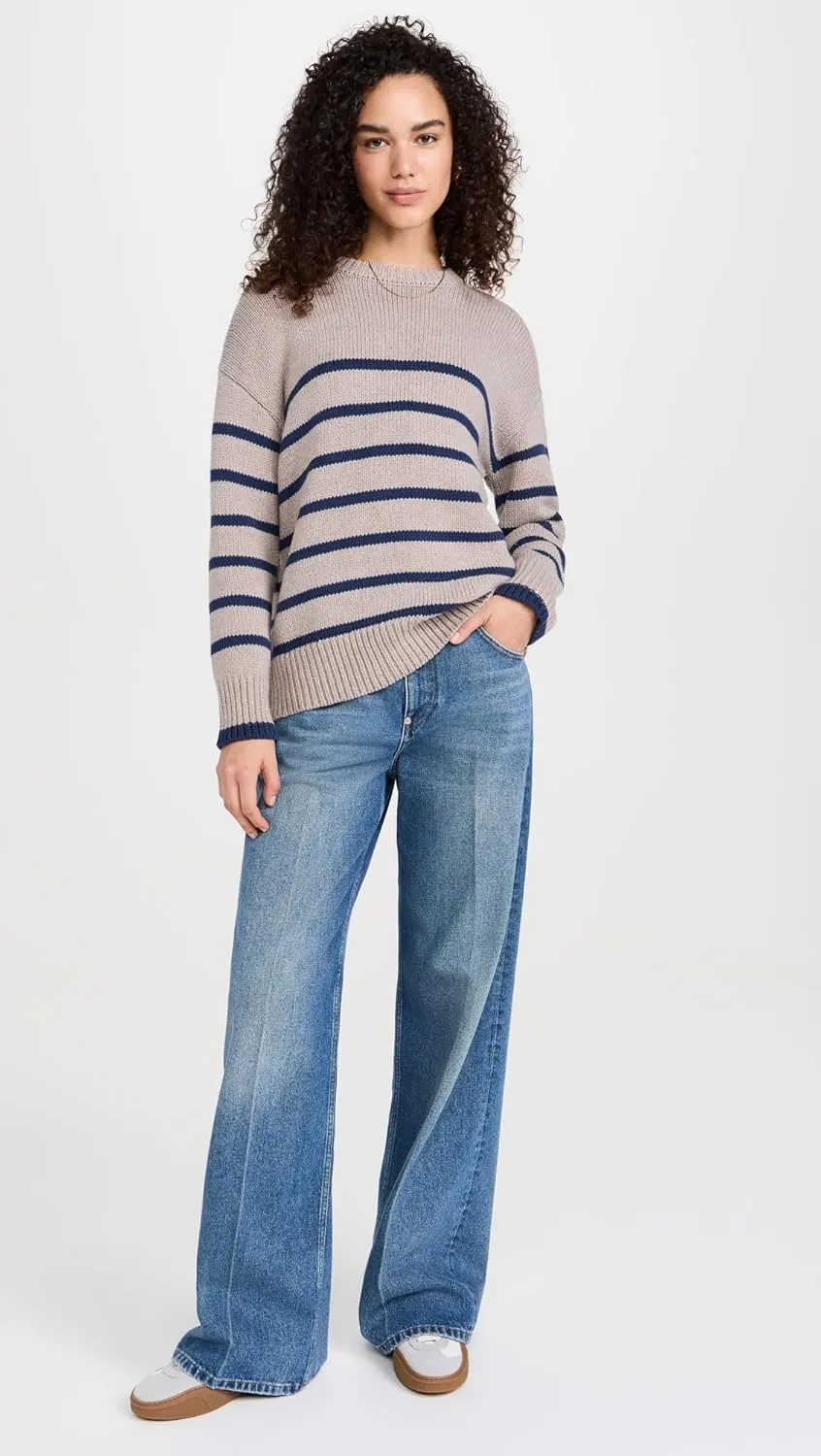 Z SUPPLY Women's Boyfriend Stripe Sweater
